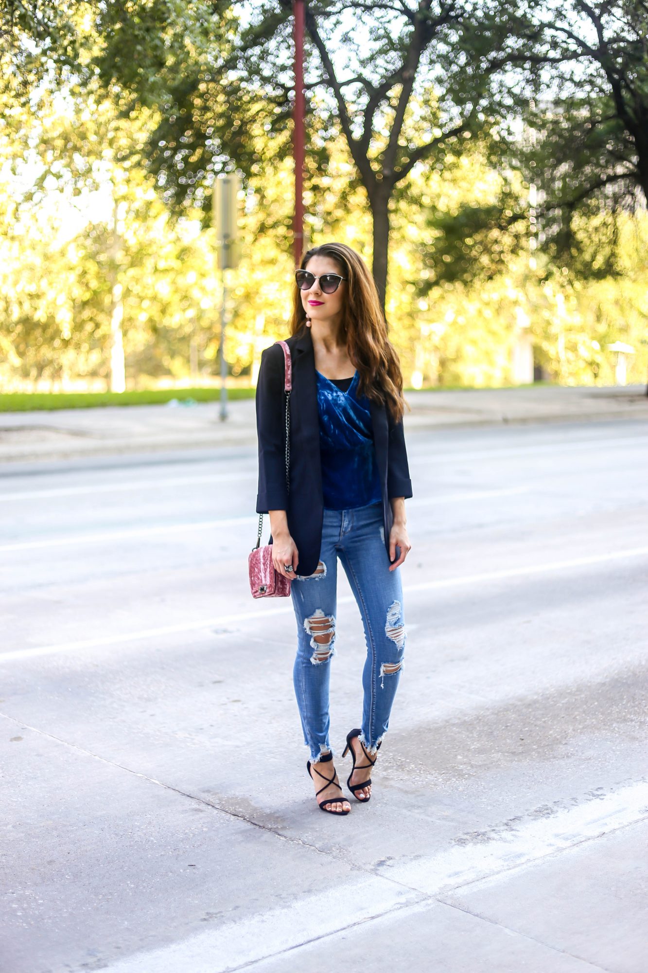 NYFW Denim Outfit - Southern Sophisticated by Naomi Trevino