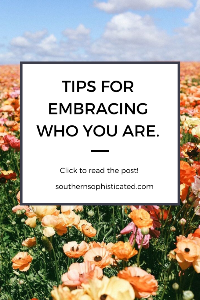 Embracing who you are