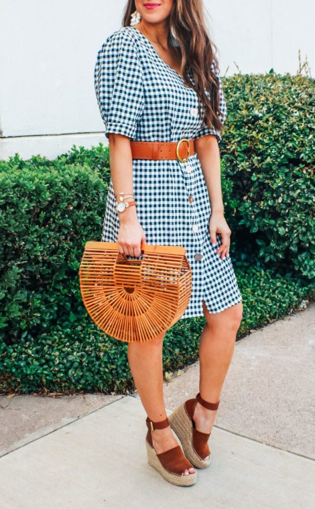 Gingham Dress Styled for Summer 