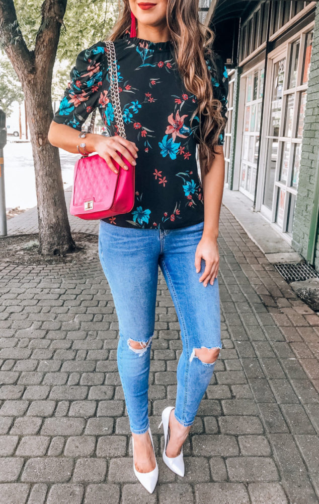 Classy and Beautiful Floral Blouse for Spring and Summer 