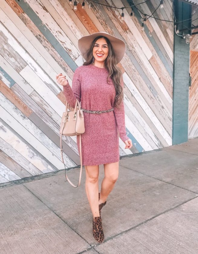 Fall Sweater Dress 