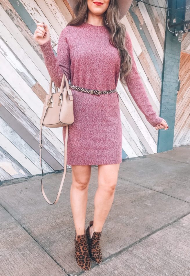 Cozy Sweater Dress for Fall 