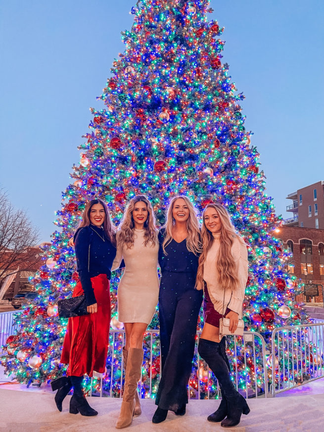 Downtown Sioux Falls during the Holidays 