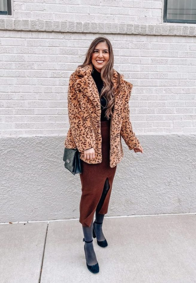 Leopard Coat for Fall and Winter