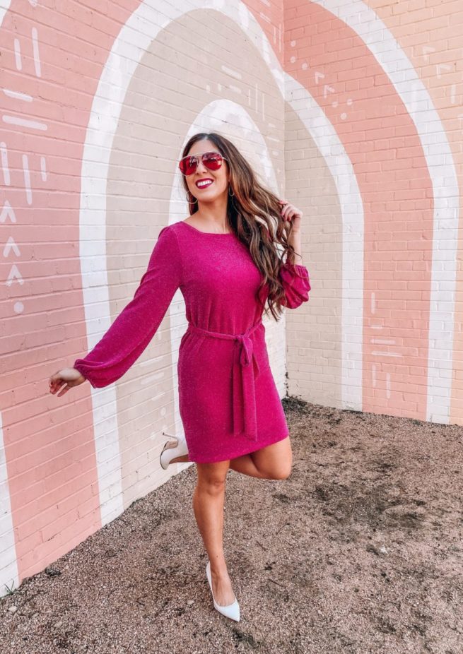 Fuchsia Pink Minidress