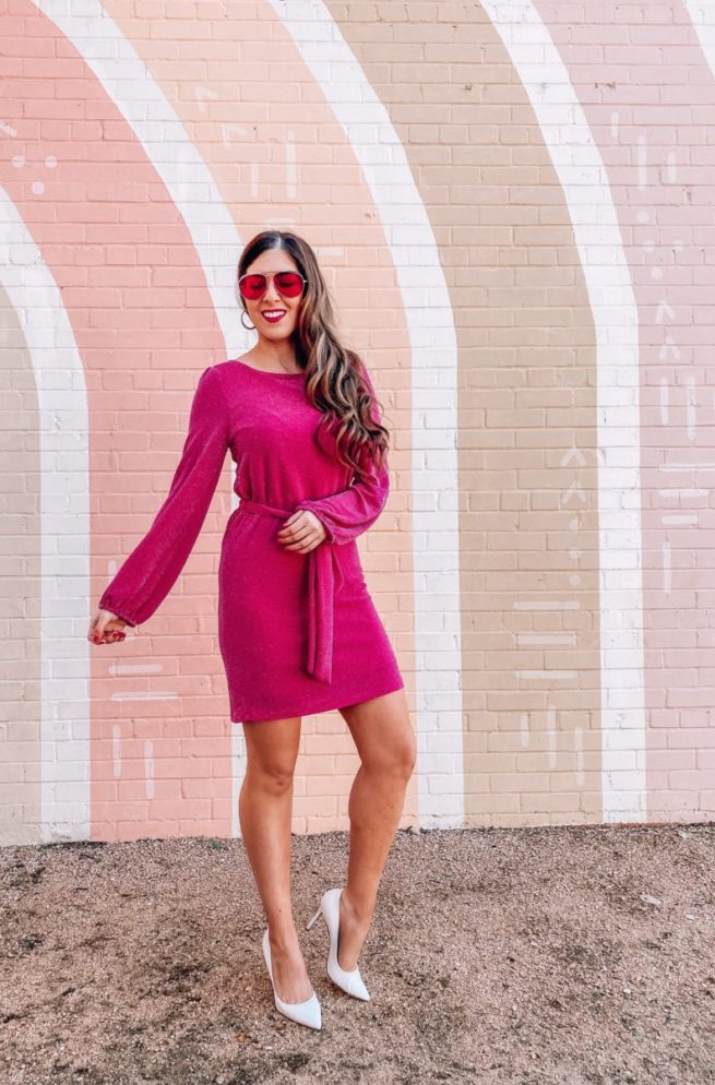 Fun Fuchsia Pink Dress for Spring