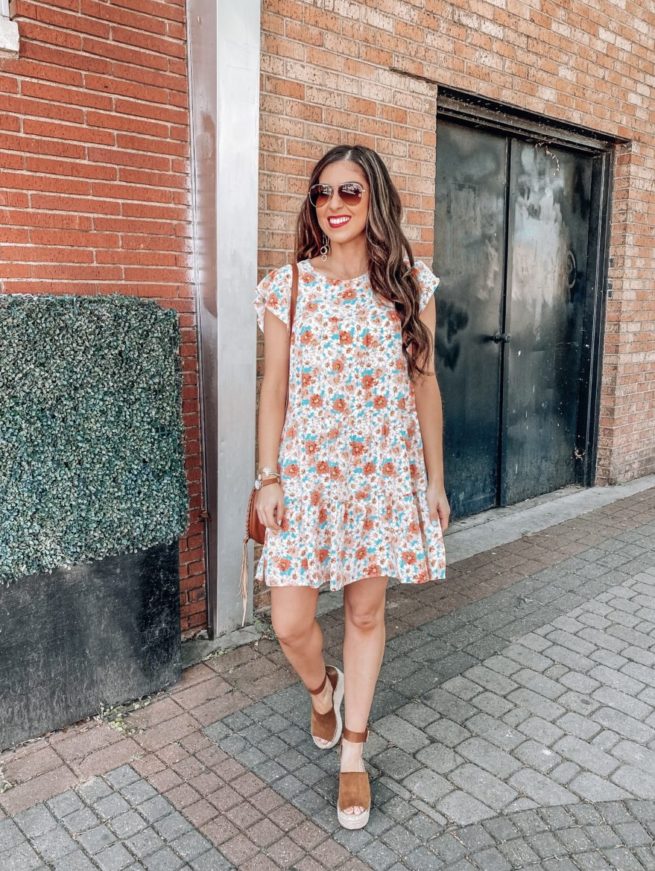 Beautiful Floral Midi Dress