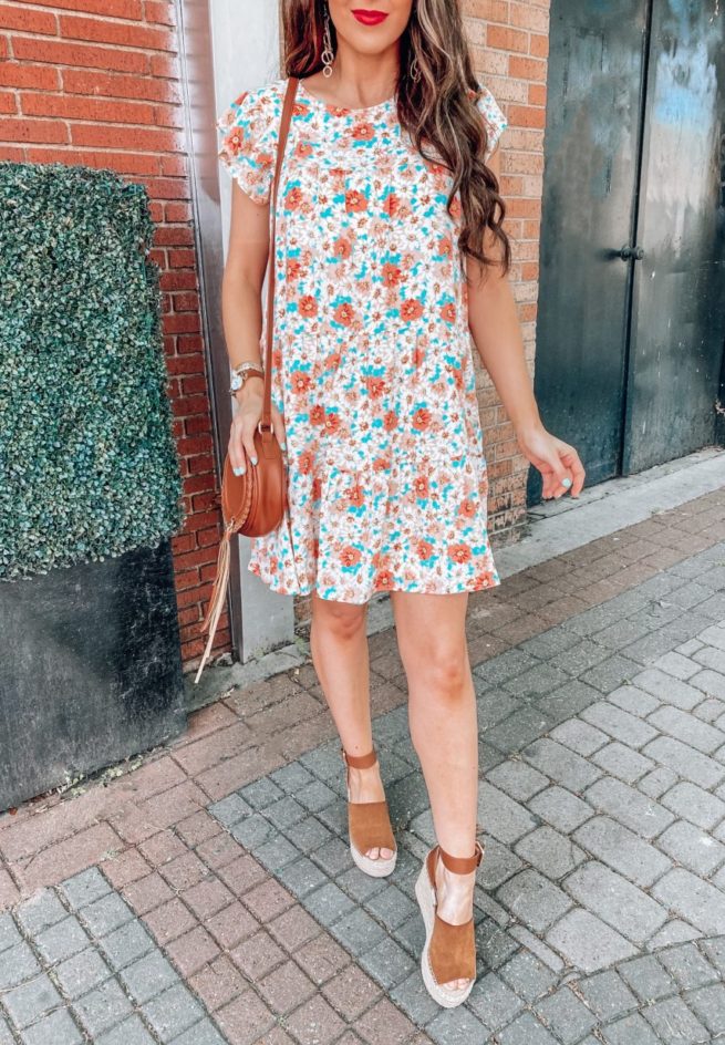 Floral Midi Dress for Spring and Summer